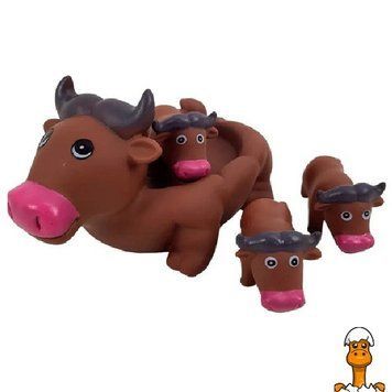 Мамалюк - Іграшка для ванної пищалка 6286-10 Бик коричневий Bambi Bambi RT2-6286-10-BROWN