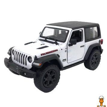 Мамалюк - Іграшковий автомобіль Jeep Wrangler масштаб 1:34 білий Kinsmart Kinsmart RT2-KT5412WB-WHITE