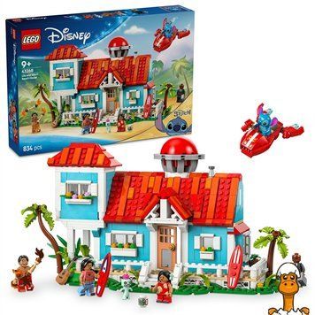 Мамалюк - Конструктор LEGO Disney Пляжний будинок Ліло і Стіч 834 деталі (43268) LEGO A4-43268
