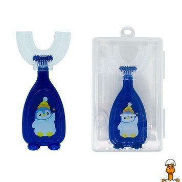 Мамалюк - Дитяча зубна щітка капа в футлярі блакитна Mega Zayka Mega Zayka RT2-MGZ-0730-BLUE