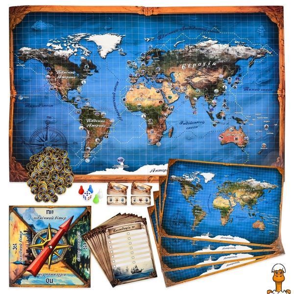 Мамалюк - Настольная игра Вокруг света с рулеткой и 75 призовыми жетонами Strateg Strateg RT2-30110