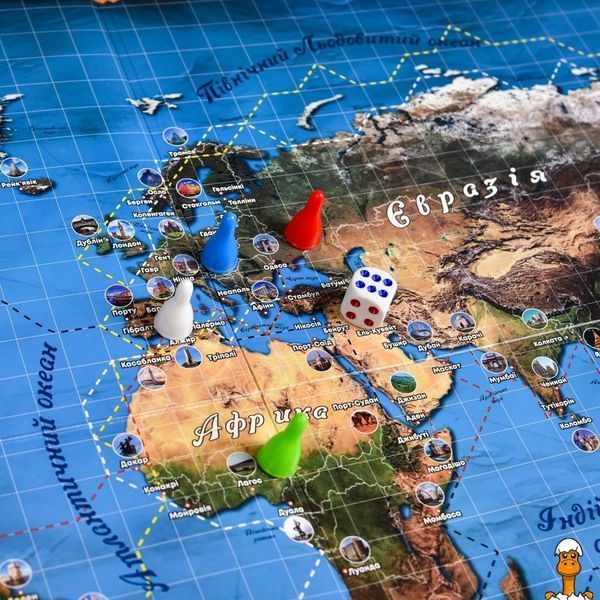 Мамалюк - Настольная игра Вокруг света с рулеткой и 75 призовыми жетонами Strateg Strateg RT2-30110