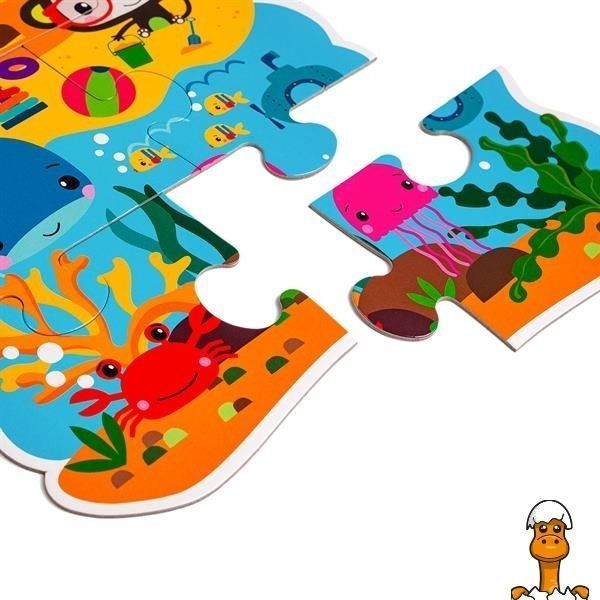 Мамалюк - Пазл Fisher-Price Максі Мої веселі друзі (VT1711-10) Fisher-Price A4-VT1711-10