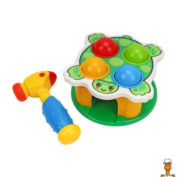 Мамалюк - Розвиваюча гра з молоточком FunnyTurtle зі звуком 4 кульки Технок Технок RT2-3342TXK