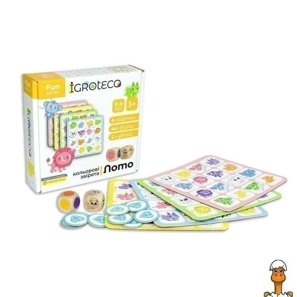 Мамалюк - Настольная игра для детей Умное Лото Цветные зверьки Igroteco Igroteco RT2-900804