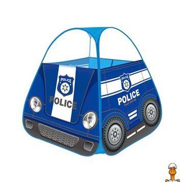 Мамалюк - Дитячий намет Піраміда Police 99х80х80 см Bambi Bambi RT2-MR-1116-BLUE