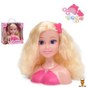 Мамалюк - Лялька-манекен для зачісок гребінець шпильки гумки Limo Toy Limo Toy RT2-B229-E