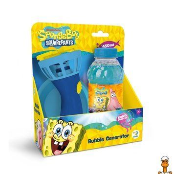Мамалюк - Генератор мильних бульбашок Sponge Bob 200738 об'єм 450 мл DoDo Toys DoDo Toys RT2-200738