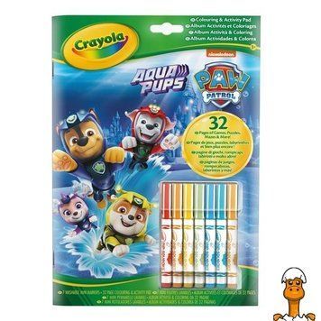 Мамалюк - Раскраска Crayola Paw Patrol 32 стр. и 7 фломастеров (04-6918G) Crayola A4-04-6918G