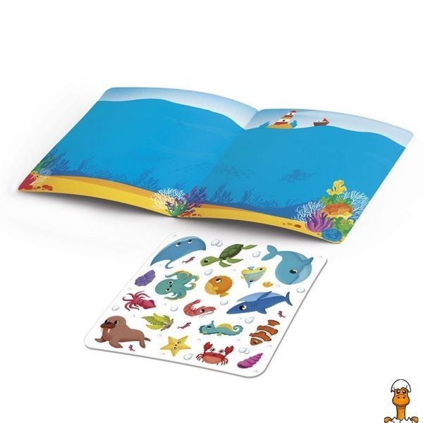 Мамалюк - Набор для творчества наклейки Морские обитатели 17 штук Vladi Toys Vladi Toys RT2-VT4206-47