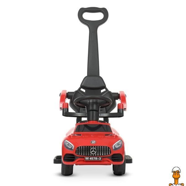 Мамалюк - Каталка-толокар детская музыкальная красная Bambi Bambi RT2-M-4578-3