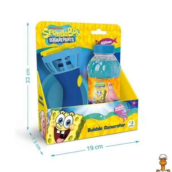 Мамалюк - Генератор мыльных пузырей Sponge Bob 200738 объем 450 мл DoDo Toys DoDo Toys RT2-200738