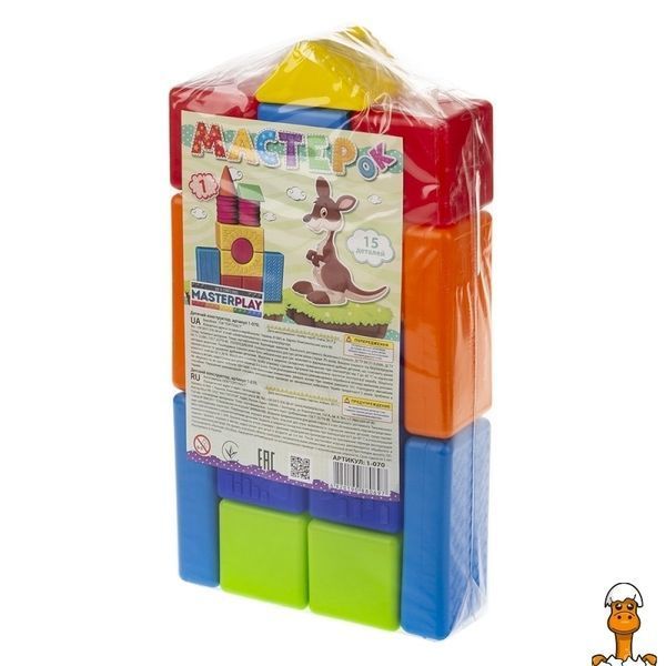 Мамалюк - Конструктор для детей 15 деталей Colorplast Colorplast RT2-1-070