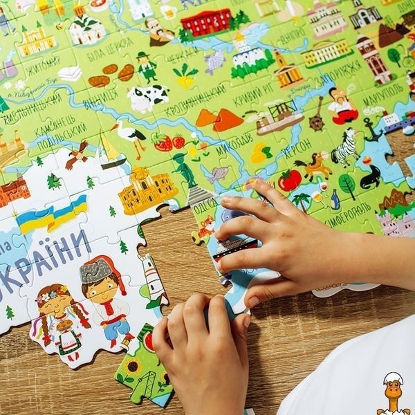 Мамалюк - Пазл Карта України 100 елементів DoDo Toys DoDo Toys RT2-300267