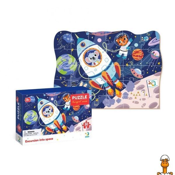 Мамалюк - Дитячий пазл Екскурсія в Космос 30 елементів DoDo Toys DoDo Toys RT2-300374