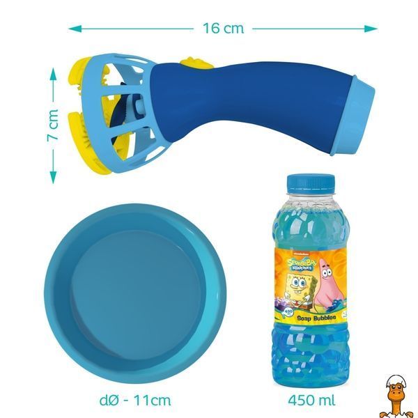 Мамалюк - Генератор мыльных пузырей Sponge Bob 200738 объем 450 мл DoDo Toys DoDo Toys RT2-200738