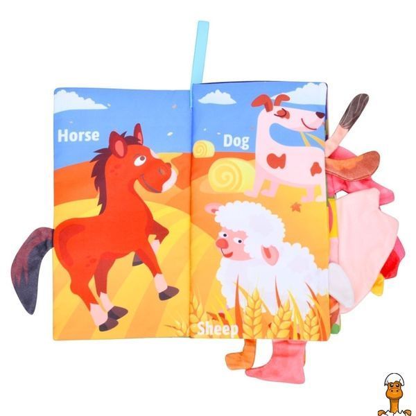 Мамалюк - Развивающая книжка-шуршалка для детей английские слова Bambi Bambi RT2-668-230-FARM