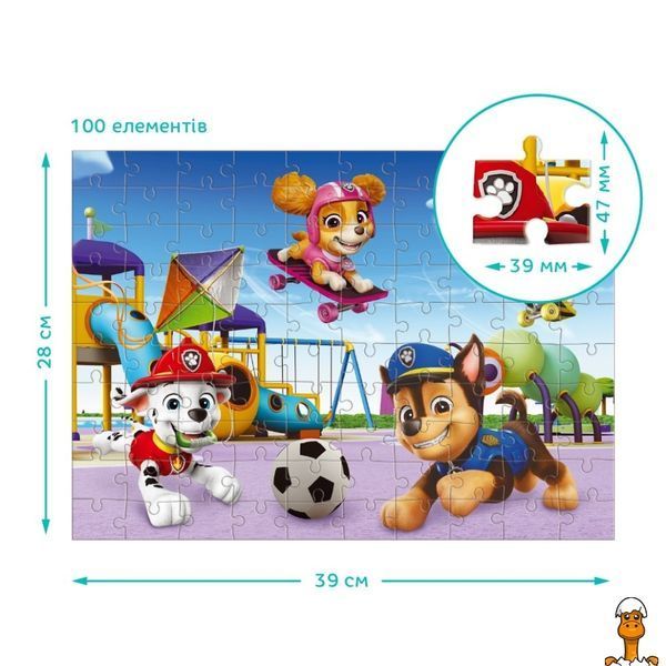 Мамалюк - Детский пазл Paw Patrol Активный отдых 100 элементов DoDo Toys DoDo Toys RT2-200762