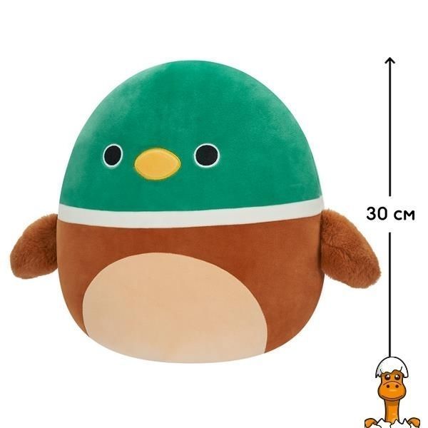 Мамалюк - Мягкая игрушка Squishmallows Утка Эйвери 30 см (SQCR04166) Squishmallows A4-SQCR04166