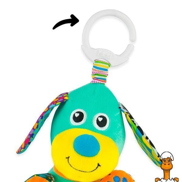 Мамалюк - Мягкая игрушка-подвеска Lamaze Собачка со звуком (L27023) Lamaze A4-L27023