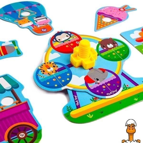 Мамалюк - Розвивальна гра Fisher-Price Парк розваг з болтиками (VT2905-21) Fisher-Price A4-VT2905-21