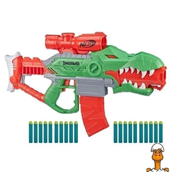 Мамалюк - Бластер Nerf DinoSquad Rex-Rampage 20 патронов (F0807) Nerf A4-F0807