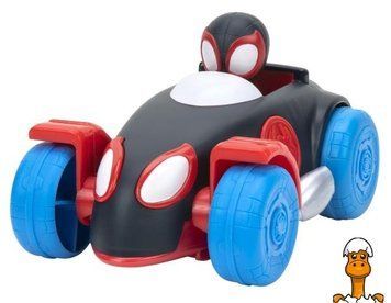 Мамалюк - Машинка інерційна Spidey Pull Back Vehicle Spinn Майлз Моралес (SNF0017) Spidey A4-SNF0017