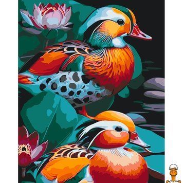 Мамалюк - Картина за номерами Качки мандаринки 40х50 см Art Craft Art Craft RT2-11717-AC