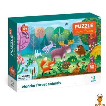 Мамалюк - Детский пазл Чудо-звери в лесу 60 элементов DoDo Toys DoDo Toys RT2-300375