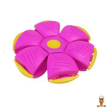 Мамалюк - Дитяча іграшка М'яч-трансформер 87008H-3(Pink) 16 см зі світлом Bambi Bambi RT2-87008H-3-PINK