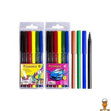 Мамалюк - Фломастери дитячі 6 кольорів COLOR-IT COLOR-IT RT2-CR550-6-1