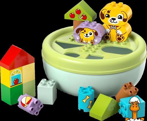 Мамалюк - Конструктор LEGO DUPLO My First Сортировщик фигур дом для щенков 17 деталей (10441) LEGO A4-10441