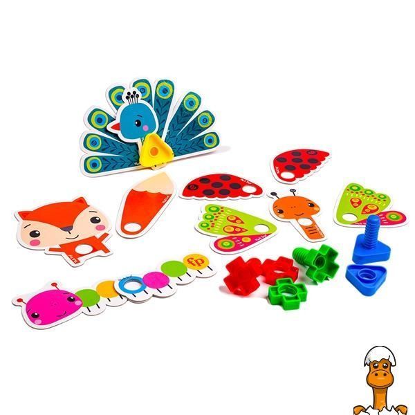 Мамалюк - Розвивальна гра Fisher-Price Максі Звірята з болтиками (VT2905-23) Fisher-Price A4-VT2905-23