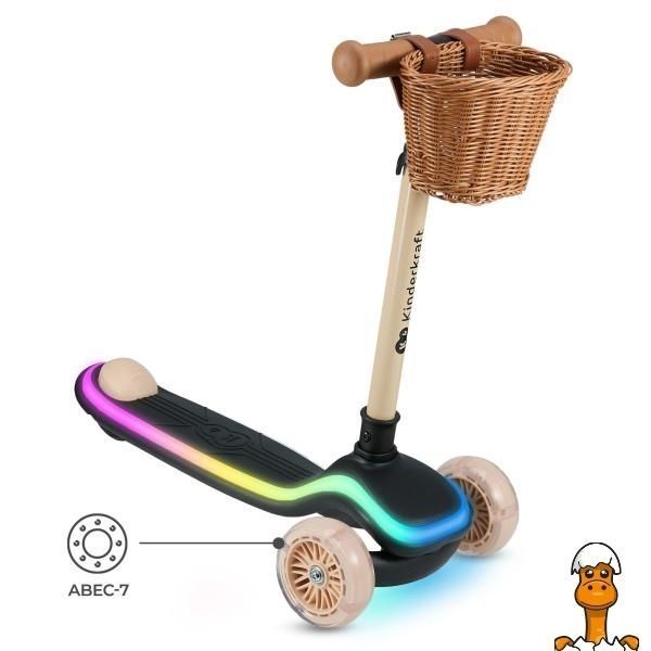 Мамалюк - Самокат Kinderkraft Raket Beige (KRRAKE00BEG0000) Kinderkraft A4-KRRAKE00BEG0000