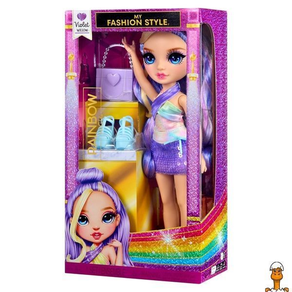 Мамалюк - Дитяча лялька Віолетта 248637 серії My Fashion Style з аксесуарами Rainbow High Rainbow High RT2-248637