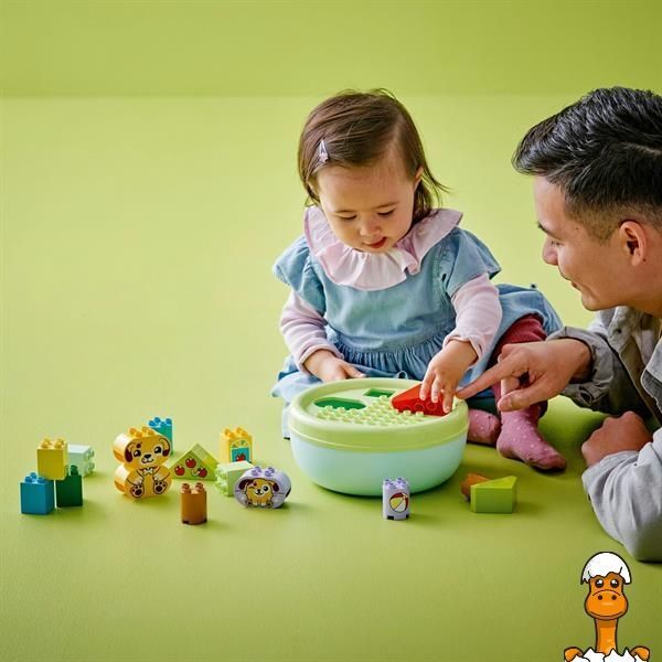 Мамалюк - Конструктор LEGO DUPLO My First Сортировщик фигур дом для щенков 17 деталей (10441) LEGO A4-10441