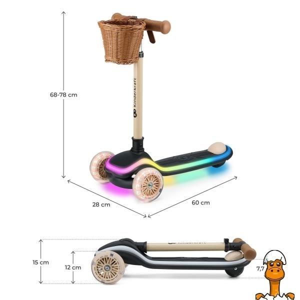 Мамалюк - Самокат Kinderkraft Raket Beige (KRRAKE00BEG0000) Kinderkraft A4-KRRAKE00BEG0000