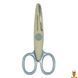 Дитячі ножиці 80685(White-Blue) з фігурним лезом Bambi