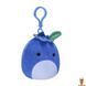 Мамалюк - М'яка іграшка Чорниця Блубі на кліпсі 9 см Squishmallows Squishmallows RT2-SQCP00147 фото 3