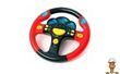 Детский интерактивный руль красный Joy Toy