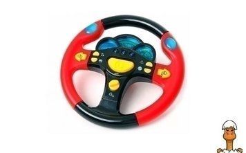 Мамалюк - Детский интерактивный руль красный Joy Toy Joy Toy RT2-7044UKR-RED