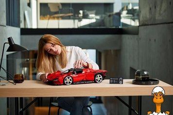 Мамалюк - Конструктор LEGO Techniс Ferrari Daytona SP3 3778 деталей (42143) LEGO A4-42143