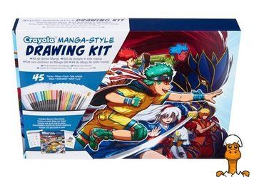 Мамалюк - Набір для малювання Crayola Manga Style Аніме та манга (04-2938) Crayola A4-04-2938