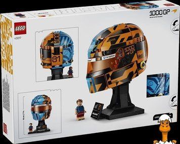 Мамалюк - Конструктор LEGO&reg; Editions Шлем Оскара Піастрі з команди McLaren 793 деталі (43017) LEGO A4-43017