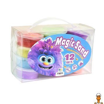 Мамалюк - Набір кінетичного піску 12 штук Magic Sand Strateg Strateg RT2-39405