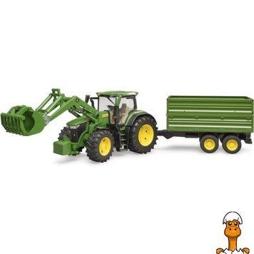Мамалюк - Модель Bruder Трактор John Deere с прицепом 1:16 (03155) Bruder A4-03155