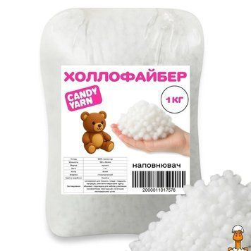 Мамалюк - Наполнитель холлофайбер для игрушек и подушек белый 1 кг M Bambi Bambi RT2-CY07-1334-11151