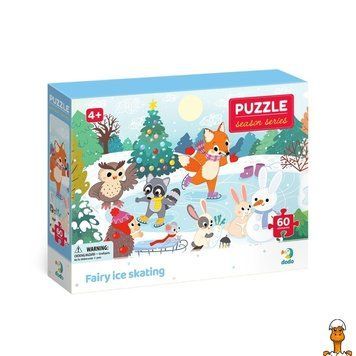 Мамалюк - Дитячий пазл Чарівна ковзанка 300410 60 елементів DoDo Toys DoDo Toys RT2-300410