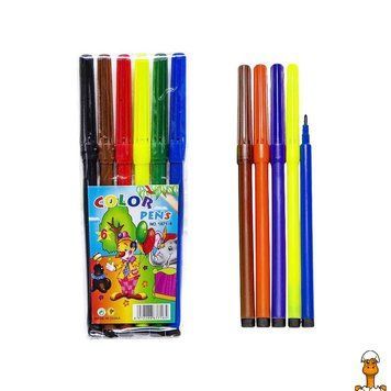 Мамалюк - Фломастери дитячі 6 кольорів Мультики COLOR-IT COLOR-IT RT2-1871-6