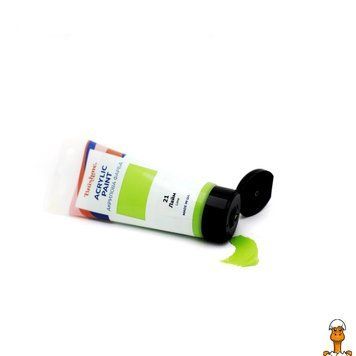 Мамалюк - Акрилова глянцева фарба лайм 60 мл Brushme Brushme RT2-TBA60021